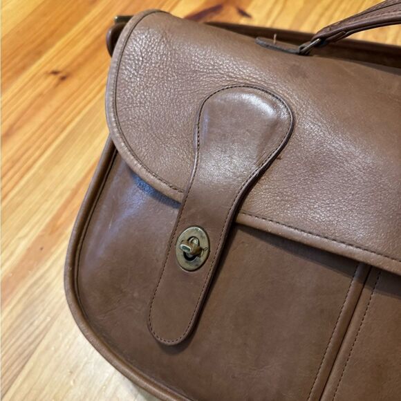 Vintage Coach Musette Leather Messenger Bag Briefcase Laptop Bag 238-5643 - Picture 4 of 16